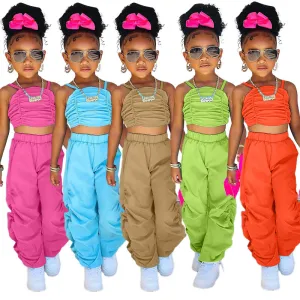 Children's solid color strap set AY3015