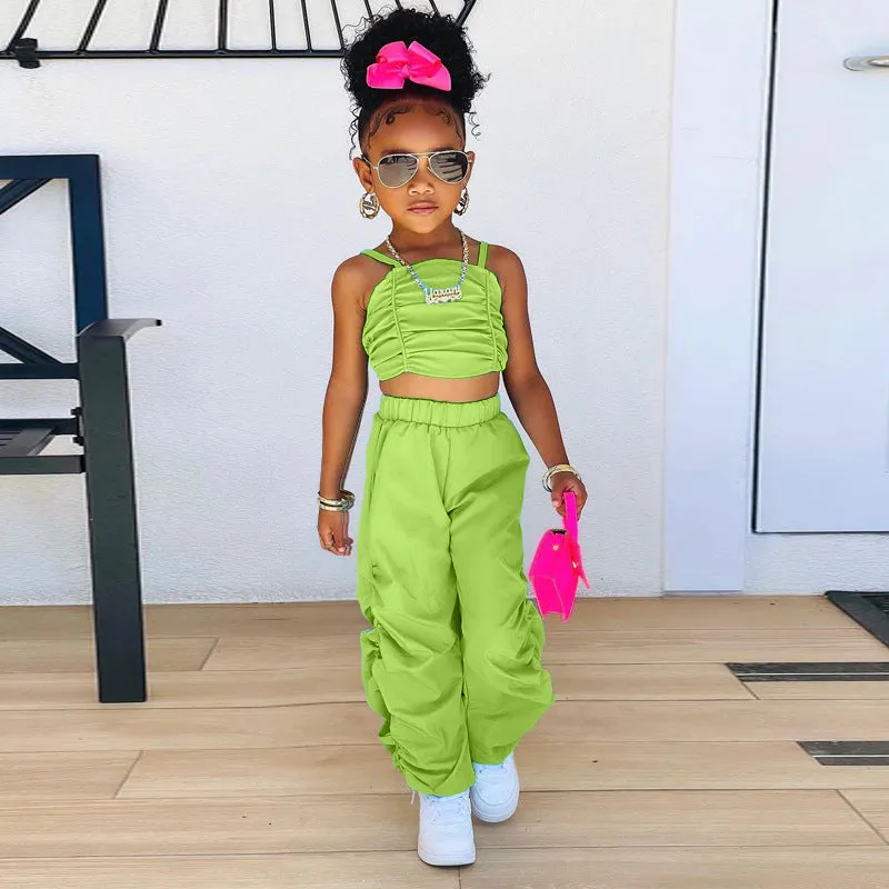 Children's solid color strap set AY3015