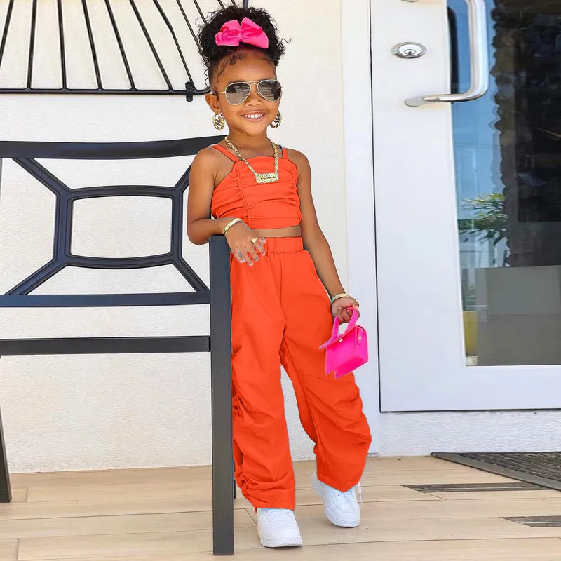 Children's solid color strap set AY3015