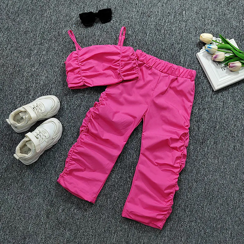 Children's solid color strap set AY3015