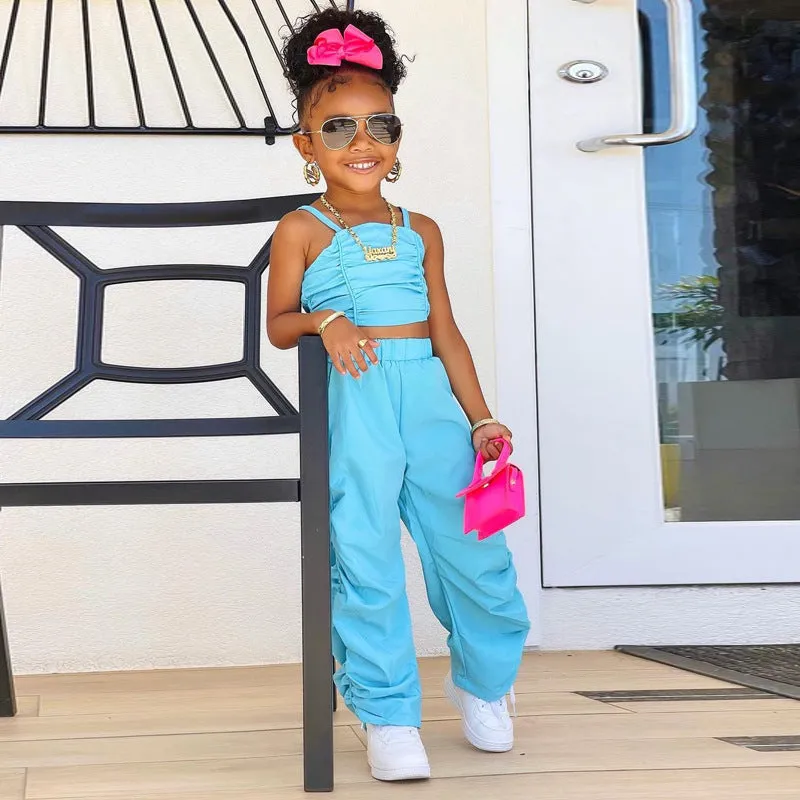 Children's solid color strap set AY3015
