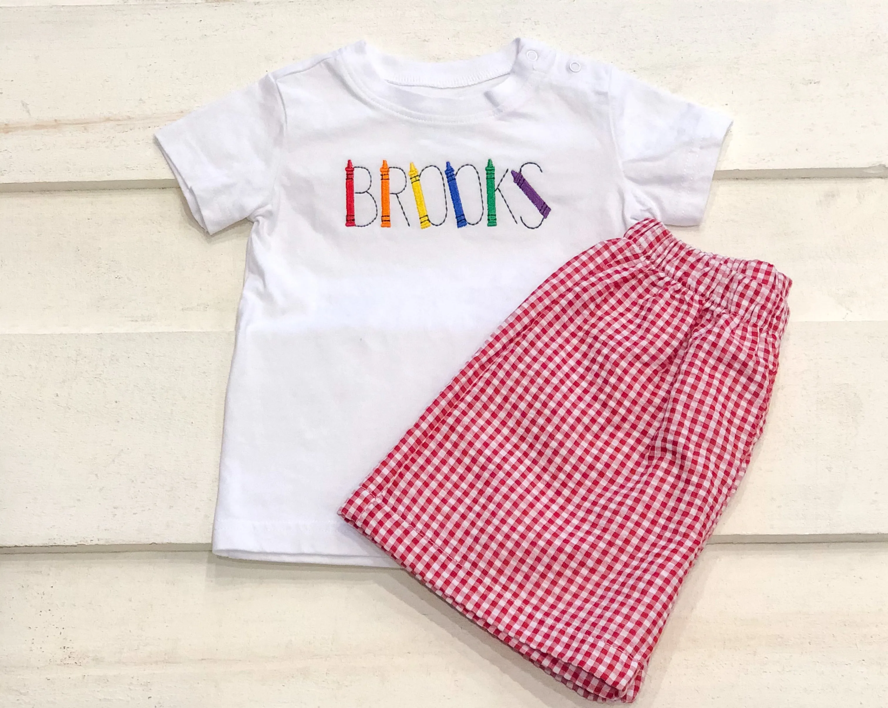 Crayon Name Shirt