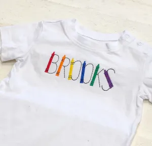 Crayon Name Shirt