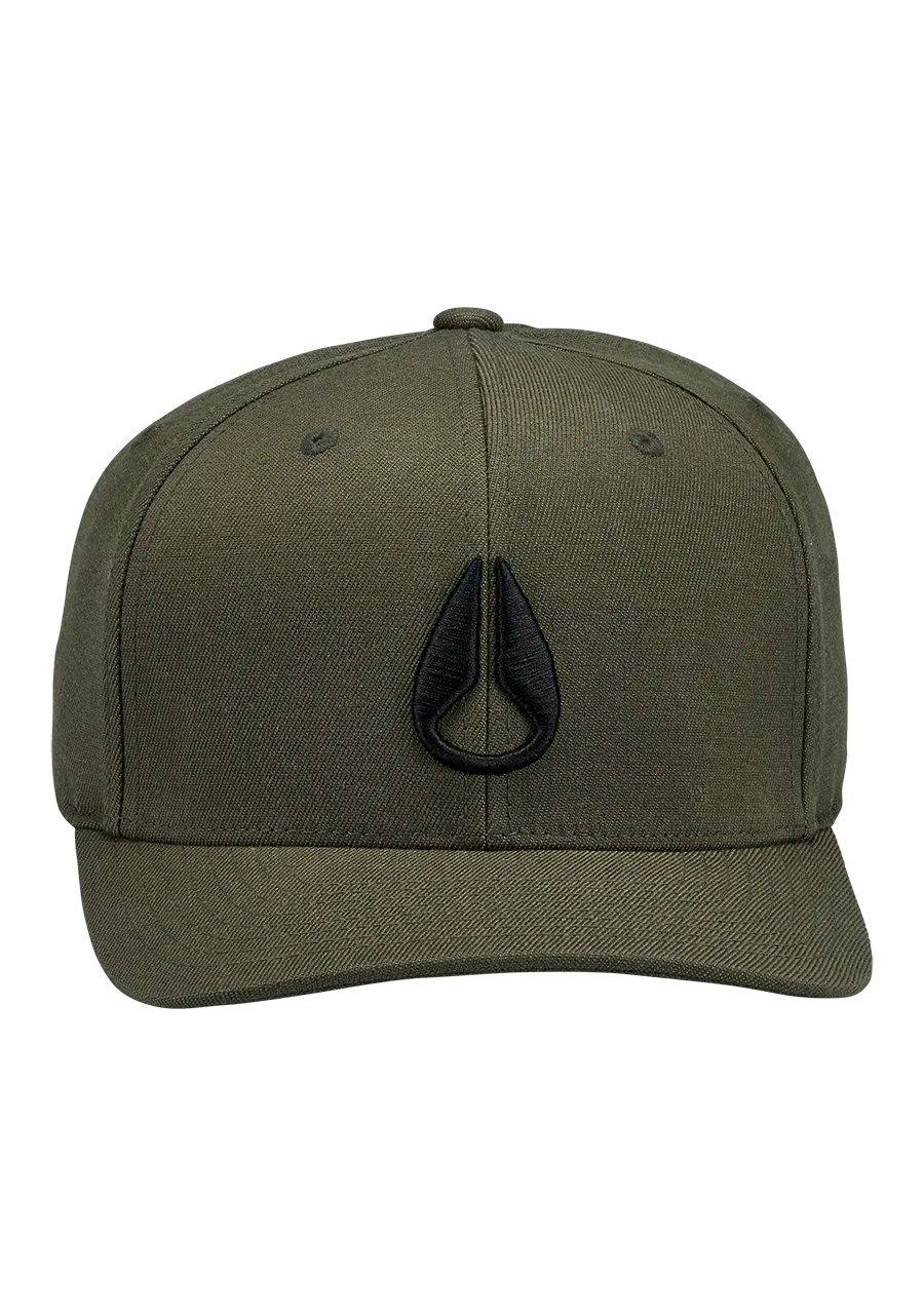 Deep Down Flexfit Athletic Fit Hat - Dark Olive