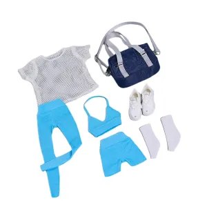 HiPlay Cdtoys, High-Elastic Yoga Sportswear Set, Figure Doll Clothes