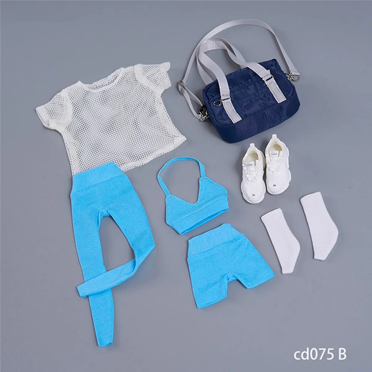 HiPlay Cdtoys, High-Elastic Yoga Sportswear Set, Figure Doll Clothes