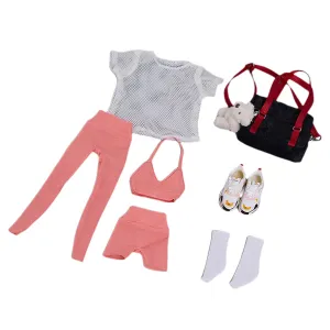 HiPlay Cdtoys, High-Elastic Yoga Sportswear Set, Figure Doll Clothes